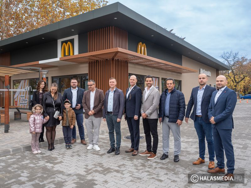 Megnyílt a McDonald’s étterem Kiskunhalason <small>(youtube)</small>